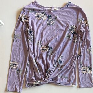 Super-soft floral top